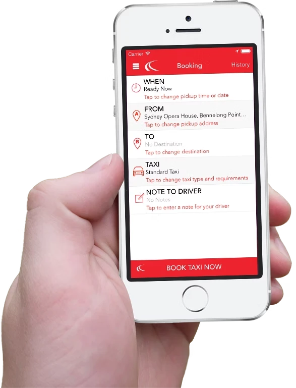 Darwin Radio Taxi mobile app